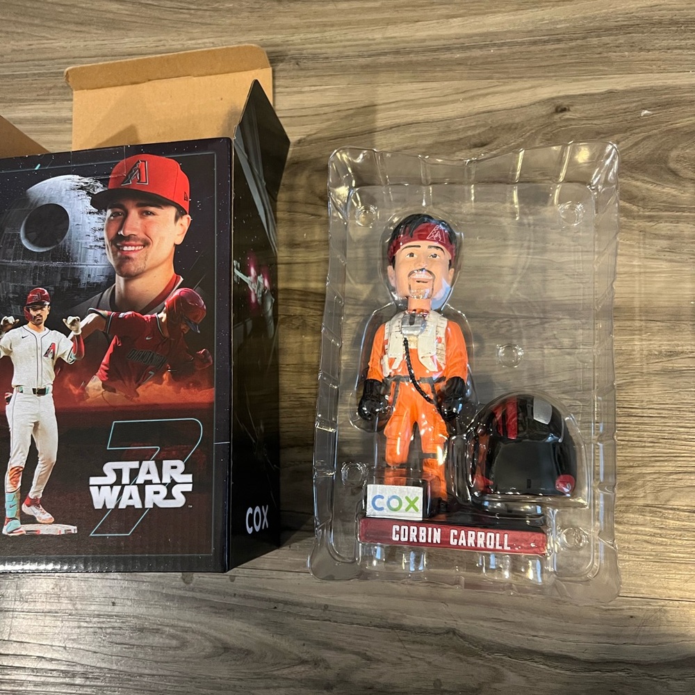 Corbin Carroll Star Wars Rebel Pilot Bobblehead